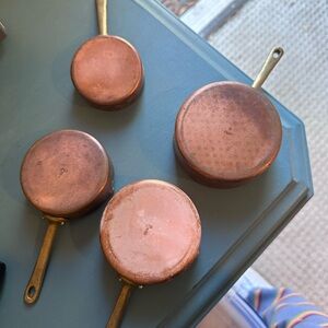 Copper Measuring Cups Set of 4